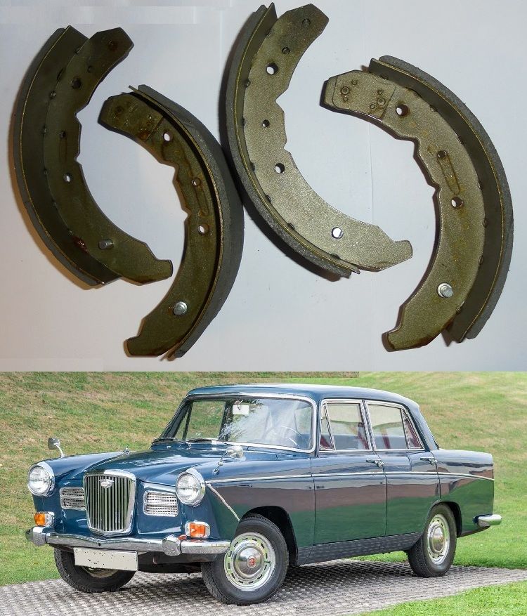 FRONT BRAKE SHOES SET (Wolseley 15/60 & 16/60) (** From 1959- 71 **)